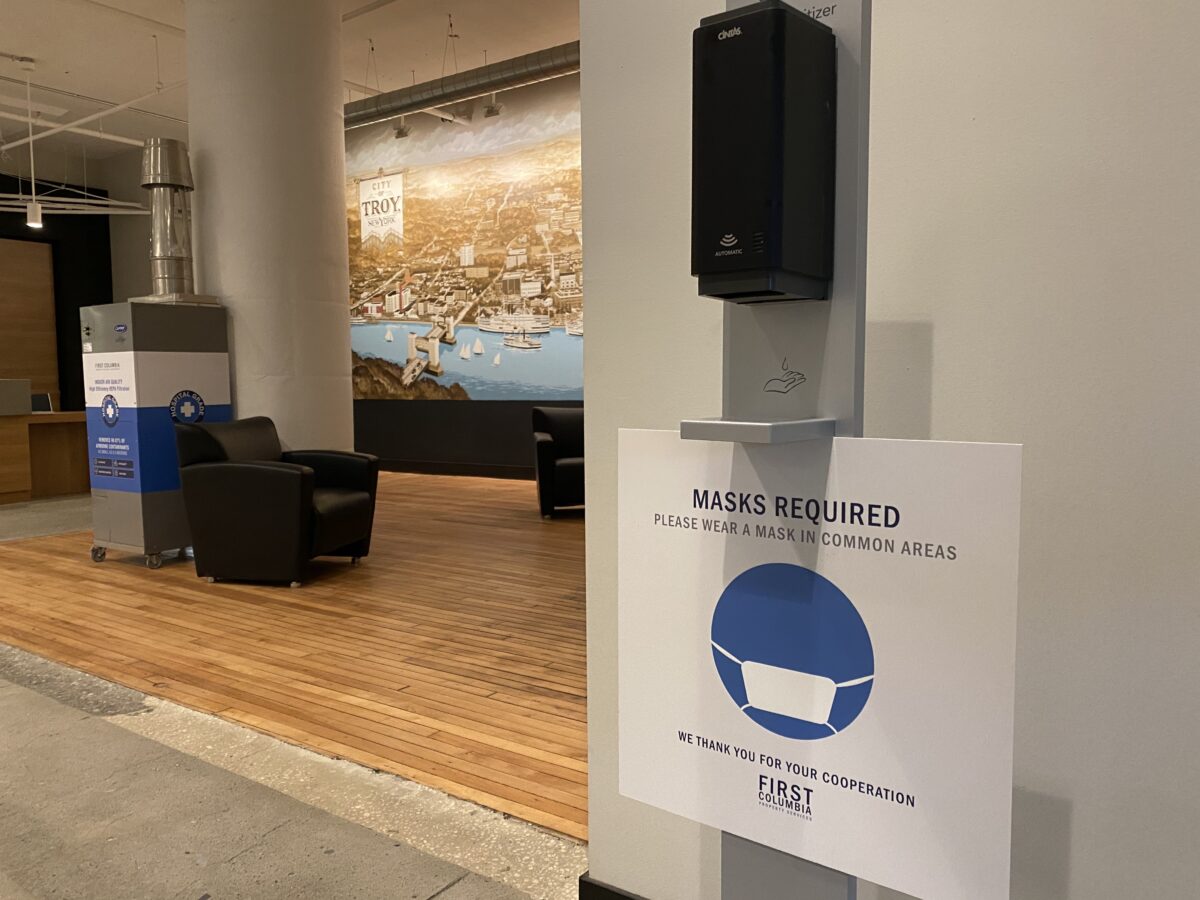 First Columbia’s 433 River Street, Welcomes Back Employees & Visitors w/ High Tech Virus Protection